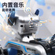 煦凛德国品质机器狗智能ai机器人手势遥控儿童玩具2025黑科技八轮特技 【蓝黑色】手柄+手势感应 高配双电2组锂电池