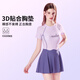 
Disney women's swimsuit professional student dress hot spring quick-drying slimming sun protection swimsuit D15125 purple mist gaze M