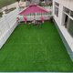 Simulated lawn engineering fence green fake turf carpet floor mat roof balcony courtyard sunshade sun protection aerial photography 1 cm light green sparse engineering adhesive type (thin type) 2 meters wide and 5 meters long