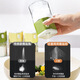 Double gun quantitative salt jar seasoning box seasoning jar seasoning box controlled salt jar salt bottle universal seasoning bottle green model 200ml