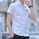 Semir White Shirt Herren Sommer neue Modemarke Kurzärärmig Einfache Festkörper-Shirt Young Business Handsome Weiß 829 M 80-104jin [Jin gleich 0,5 kg]