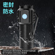 High-bright three-wick three-eyed monster outdoor strong light LED flashlight rechargeable portable mini flashlight low price on the entire network 250 mAh ABS high-brightness model