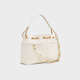CHARLES&KEITH25夏新品柔软绳结链条包挂单肩托特包CK2-20782617 Cream奶白色 M