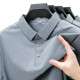 Camisa de solapa de seda de hielo de verano Peimeng