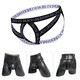 Senior Xiaowei's new spot men's thong sexy sexy youth double underwear male OR6263 white M