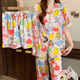 
S.SOFEA Japanese INS Fengfeitian Little Policewoman Cartoon Graffiti Short Sleeve Pajamas Three-piece Set KK14128# 180 XL [Suggested 115-135Jin [Jin equals 0.5 kg]]