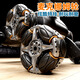 DWI2025 Neuer intelligenter Roboterhund mechanischer Fernbedienungssteuerung Roboter Programmierung Elektrischer Welpe Elektronischer Junge Spielzeug Kinderspiele Kinder achtrad mechanisch-schwarz-black-Dual-Fernbedienung [Handle Remote Control + Fernbedienungsuhr + 3 Großkapazität 3 Elektrische Batterie + 2000 mA Lithiumbatterie * 2]