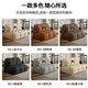 Chaogeshu smart electric multi-function sofa bed balcony small apartment living room study folding telescopic dual-purpose single double bed outer diameter 1.8 meters [smart electric + storage] S-grade thickened leather [spine-protecting coconut brown style]