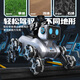 翎喏八轮特技机械狗可发射2025新款电动发射水晶弹玩具儿童早教启智 八轮机械狗手柄遥控 豪华三颗-锂电池