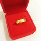 Ya Ge Vietnamese sand gold men and women gold glossy ring that does not fade when opened, simple gold, super popular in 2025 as a gift for girlfriends and couples