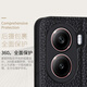 豪丫红米Turbo4手机壳翻盖RedmiTurbo4Pro镜头加高全包边前搭磁吸扣软硅胶套防摔保护仿真牛皮 红米Turbo4 【荔枝皮纹(黑)】
