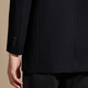 Antonio [10% Kaschmir + 90% Wolle] Anzugshalter Cashmere Mantel Herren Winter mittelgroße Wollwollbreaker -Jacke Black XL /52 (180 /96a)