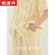Hengyuanxiang Pure Cotton Pajama для женщин летом 2025 г. Новый тонкий стиль с коротки