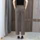 Hosen mittleren Alters und ältere Hose für Frauen 2025 Sommer Mutter Kleid lose lässige Hosen für vielseitige Eisseide hohe Taille Schlähne gerade Hosen 728 Beige 5xl