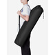 Er Jiagong Yoga Matten Aufbewahrungstasche Aufbewahrung Beutel großer Kapazität Frauen Fitness Foam Roll Deckbeutel Canvas Doppel Yogamatte Rucksack Schwarzer Durchmesser 18*High 80cm Riemen