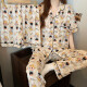 
Thin three-piece pajamas new summer short-sleeved shorts trousers sweet and cute cartoon anime student home clothing set KK14132 2XL [Suggested 135-150Jin [Jin equals 0.5 kg]]