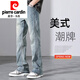 Pierre Cardin American Jeans Micro-Flare Summer High Street Retro Street Versión estrecha Retro