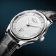 Boman Brand Watch Mechanical Watch Vollautomatisch importierte Bewegung Herren Uhrenkalender leuchtend wasserdichte Männer-Uhr-Klassiker [Sammlerversion] 3882 Belt Rose White-39mm Lifelong Garantie