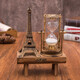 Raft Core Hourglass Creative Ornaments de alta gama Light Luxury Retro Tower Retro Tower Simple Modern Home Study asiento de madera 1047 [retro] 20*14.5 cm Caja original + bolsa de regalo