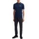 Barbour Luxury Ropa de lujo Camisa de polo de manga corta para hombres MML1381-NY39 Regalo de San Valentín chino Azul
