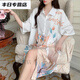 Tyburn Zhenchu ​​Ice and Snow Silk Nightgown Summer Luz delgada Dormitorio de lujo Internet Estilo de celebridades Relajadas Camisa sexy sexy pijama 719 [Color de champán] Catirda de gato L [100-120Jin [Jin iguala 0.5 kg]]]