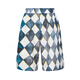 
Sketch men's clothing 2025 summer new product hand-painted diamond lattice pattern medium shorts loose straight pants fashionable 9P4E14110 482 blue and gray combination XL