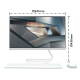 Lenovo AIO520C Yi series all-in-one desktop computer 23.8 inches (G4900T4G128GSSDWIFI Bluetooth three-year door-to-door) white