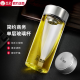 Sino Glass Cup große Kapazität Einschicht eingedickte Wasserbecher-Geschäftsbüro mit Filternetz-Tee-Tassen-Auto tragbar und transparent 9076-Lift-Ring-Tasse Deckel-695 ml