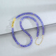 Fat Donglai quality tanzanite necklace 40+5 high-looking ethnic style white beaded necklace 2025 new style gift necklace for girls