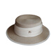 Tochino straw hat spring and summer new style French flat top small fresh wide brim sun hat pleated white sun protection sun hat beige rice belt M (56-58cm) one size fits all adjustable