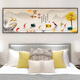 Hualeji bedroom bedside painting stickers self-adhesive decoration painting hotel hotel homestay living room sofa background wallpaper mural stickers future TH1389 No. 1: width 90cm x height 30cm printing border comes with its own