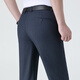 Charides high-end summer thin style trousers for men's business casual formal suit pants simple and versatile straight trousers for men 9900-2 black [without pleated slim version] 38 [3 feet waist]