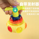 
He Jiangong flash music gyro colorful rotation cool light rotation gyro boy and girl outdoor glowing toy macaron color sound and light gyro - random color