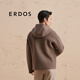
ERDOS [Same Model of Malong] versatile non-dyeed semi-worn wool short wool men's hooded jacket jacket without dyeing wool XL 180/100A