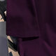Foss Phil short-sleeved T-shirt for men's summer thin new American fashion brand loose design versatile couple's half-sleeved top MSL-C733 dark purple XL