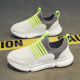 2025 Neues Sommer -Mesh -Laufschuhe für Kinder 2025, Flugschuhe, Flugschuhe, Sportschuhe Trend L9759 Macaron Powder 35