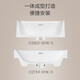 
JOMOO bathroom ceramic basin sink bathroom balcony simple to clean glazed wash basin counter basin Antibacterial glazed counter basin [12802]