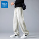 Pantalon occasionnel juif pour hommes au printemps et en automne libre et polyvalent pantalon long swing ringard pour le pantalon grand-patte sportif masculin CJ6629 Kaki L