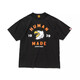 Zhidoudou Spot Nigo Japanische Trendy Brand Human Human hochwertiger Bambus gemeinsame Baumwoll-gedruckte kurzärmelige Männer- und Frauen-T-Shirt 3882 Black L
