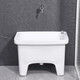 Lefit (lfte) bathroom ceramic mop pool balcony mop trough household Taiwan-controlled large, medium and small mop basin courtyard mop pool 5059 Taiwan-controlled drain + faucet delivery to home