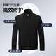 Septwolves Jacket Men's Spring and Autumn Stand Collar Embroidered Wolf Logo Business Casual Commuting Versatile Easy-Care Men's Clothing
