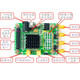 AD9854-Modul Hochgeschwindigkeits-DDS-Modul 4-Kanal-Signalquellengenerator Sinierwellen-Quadratwellen-Signalgenerator AD9854 Modul + 5v1a Schaltleistung Versandversorgung