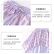 优优1点（Yoyo one）女童夏季套装2025年新款儿童街舞演出服女大童夏日穿搭多巴胺夏装 15290紫色+9889白色 140 140cm