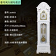 Floor-standing clock Living room solid wood Chinese retro seat clock vertical classical time-releasing atmospheric mechanical European vertical clock Ivory white 9921 Machinery