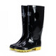Acid-proof and alkali-proof and oil-proof men's high-tube rain boots beef tendon sole anti-slip sole medium-tube men and women's rain boots low water top Shanghai double-cost matte 902 men's high-tube 41