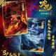 Reachnow echte Nezha: Devil Child's Sea Card 2 Nezhas Welt ao bing sp Nezha Limited Card Ex Doutian Bag Echtes Doutian -Tasche 1 Bullet SP Full Set 3