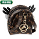 Yunluo Coin Wallet Angry Owl Small Cute Girl Heart Ins Small Package Keychain Integrated Zipper Coin Wallet A Big Eye Owl Coin Wallet-Pink Eye Brown