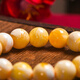 Fat Donglai's same style natural raw mineral genuine white flower beeswax bracelet for men and women bone china white old beeswax bracelet, demon flower beeswax 16mm (standard men's style) about 35 grams