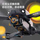 
NuoBaMan X35 UAV aerial photography HD aircraft introduction elementary school students and children remote control aircraft toys UAV X35 dual camera - obstacle avoidance black [electric adjustment] single electric