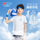 特步（XTEP）童装儿童夏季短袖针织衫短T中大童男童透气舒适运动休闲T恤 珍珠白【9215】 150 cm